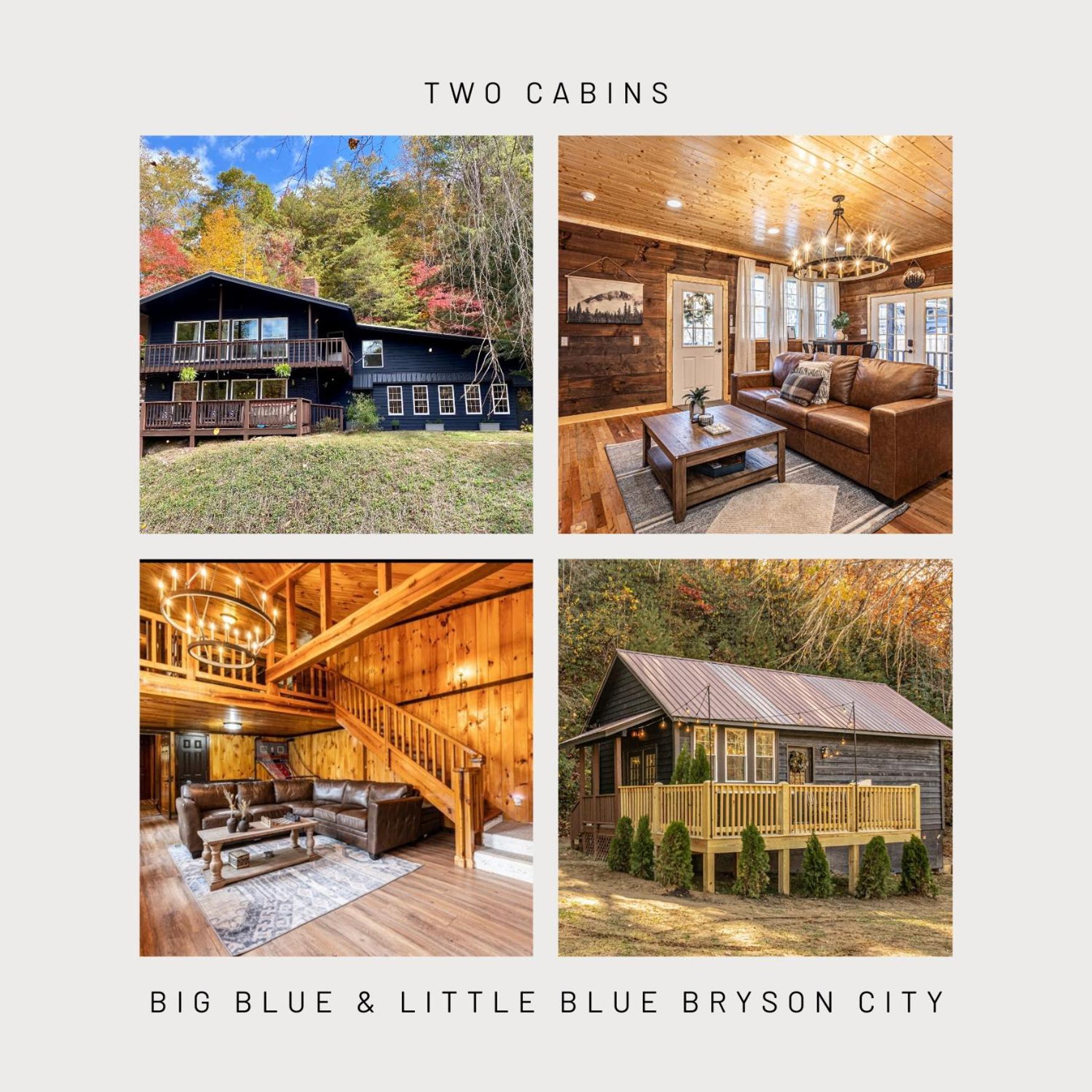 Big Blue Cabins Bryson City Esterno foto